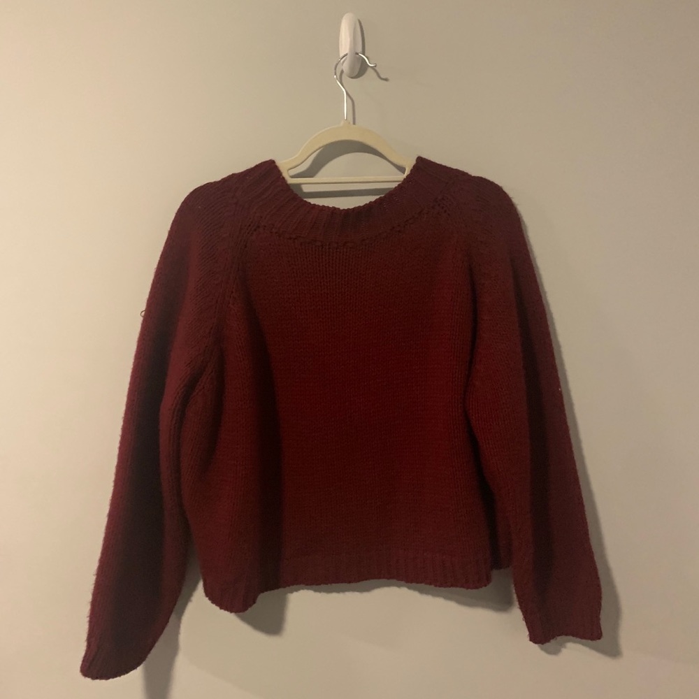 Burgundy Sweater